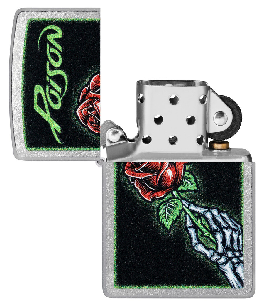 poison rose design